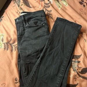 Levi's Black Straight Leg Jeans for Women
